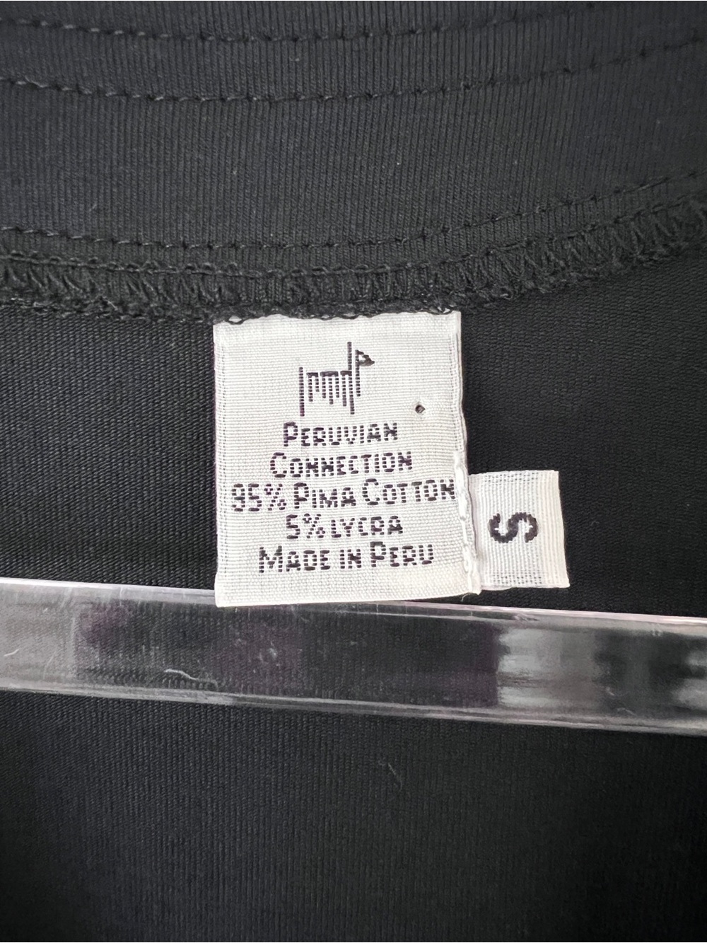 Peruvian Connection Pima Cotton Jersey Essential Midi Sheath Dress in Black - Picture 7 of 8